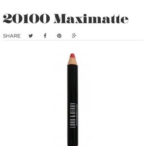 Lord and Berry Maximatte Lipstick Crayon